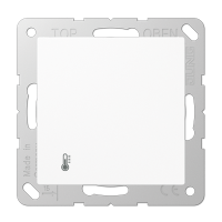 KNX-регулятор с ручкой для установки температуры; белый, A2178ORTSWW