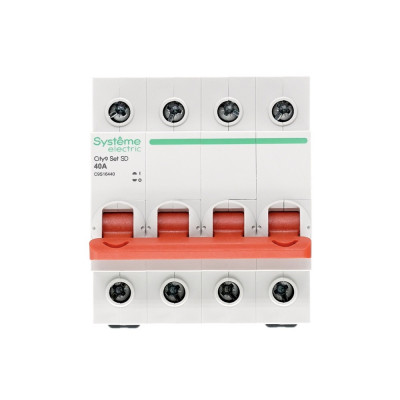 City9 Set Выключатель нагрузки (ВН) 4P 40А 400В, Systeme Electric, C9S16440