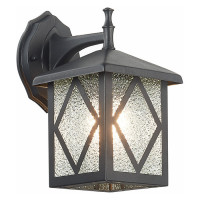 ST LUCE SL084.411.01 Светильник уличный настенный ST-Luce Черный/Черный, Прозрачный E27 1*60W