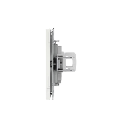 DKC KANT Компьютерная розетка RJ-45 без шторки, кат.5е одинарная, белый песок, 7010663