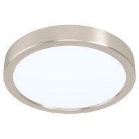 99219 Светодиод. накладной светильник FUEVA 5, 16,5W (LED), ?210, H28, 1800lm, 3000K, сталь, никель