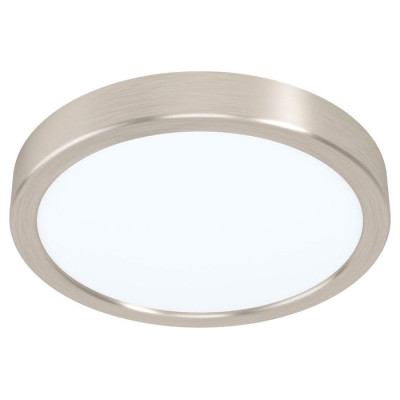 99219 Светодиод. накладной светильник FUEVA 5, 16,5W (LED), ?210, H28, 1800lm, 3000K, сталь, никель