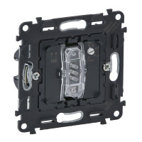 Legrand Valena IN'MATIC.Выключатель с выдержкой времени 2-канальный освещение 250Вт/вентиляция 250ВА, с нейтралью.Винтовые зажимы, 752032