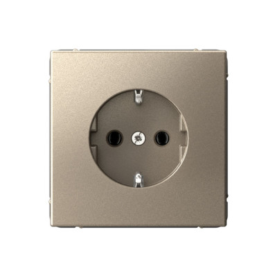 GAL000543 - ARTGALLERY РОЗЕТКА с заземлением, 16А, механизм, ШАМПАНЬ, Systeme Electric
