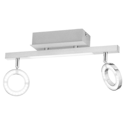 96179 Светодиод. спот с доп. подсветкой CARDILLIO 1, 2х3,2W(LED), 1х3,3W(LED), L390, алюм., сталь, х