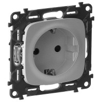 753920 - Valena ALLURE.Силовая розетка 2К+З 16А 250В с защитными шторками.Безвинтовые зажимы.С лицевой панель, Legrand 753920 - Valena ALLURE.Силовая розетка 2К+З 16А 250В с защитными шторками.Безвинтовые зажимы.С лицевой панель, Legrand