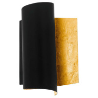 98759 Свет-к настен. FALICETTO, 1X40W(E27), сталь, черный, золотой