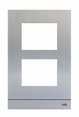 51022CF-A - Рамка станции вызова, размер 1/2, серебристый - 2TMA070130A0012