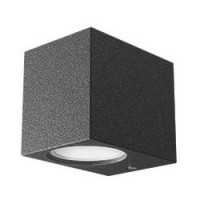 Светильник садово-парковый Gauss Cube настенный архитектурный, 1*GU10, 67*92*80мм, 170-240V / 50Hz, 35W, IP54 (1/36), GD158