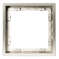 Рамка металлическая на 1 пост, S70 Metal (никель), VLSM120111
