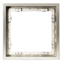 Рамка металлическая на 1 пост, S70 Metal (никель), VLSM120111