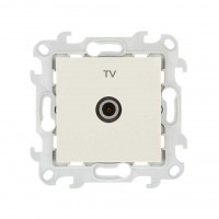Simon ТВ розетка оконечная, сл кость, 2450476-031