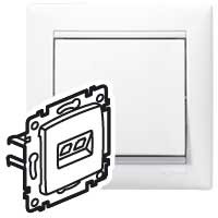 Legrand Розетка компьютерная RJ45 категория 5e UTP - Legrand Valena - с захватами - белый, 774230