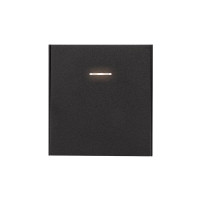 Выключатель STRONG 1 кл с подсветкой 10А с/у антрацит KRANZ, KR-78-0713-5