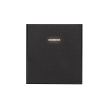 Выключатель STRONG 1 кл с подсветкой 10А с/у антрацит KRANZ, KR-78-0713-5