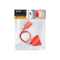 Светильник подвесной Gauss Decor PL013 красный E27, 1 м, 1/40, PL013