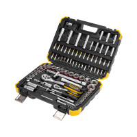 Набор инструментов, 1/2, 1/4, CrV, пластиковый кейс, 94 предмета KRANZ, KR-66-6694