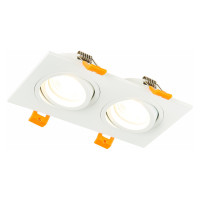 ST LUCE ST251.508.02 Св-к встр. Белый GU10 2*50W  IP20 L170xW92xH27 220V Без ламп