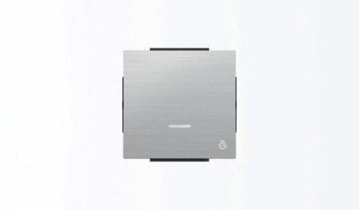 8562 AI - Клавиша для 1-клавишных выключателей с таймером, серия SKY, цвет нержавеющая сталь - 2CLA856200A1401