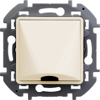 Legrand Вывод кабеля IP21 - Legrand Inspiria - с зажимом для крепления - слоновая кость, 673891