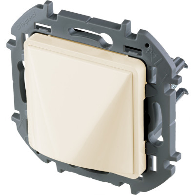 Legrand Вывод кабеля IP21 - Legrand Inspiria - с зажимом для крепления - слоновая кость, 673891