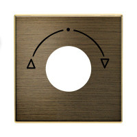 8553.1 OE - Накладка для механизма выключателя с ключом на 3 положения, серия SKY, цвет античная латунь - 2CLA855310A1201
