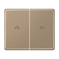 Клавиша для выключателя управления жалюзи; золотая бронза, SL595PGB