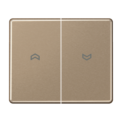 Клавиша для выключателя управления жалюзи; золотая бронза, SL595PGB