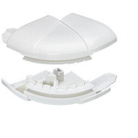 Legrand Угол внешний переменный от 60° до 120° - для кабель-каналов DLP 65х150/195 - 1 секция - белый, 010623