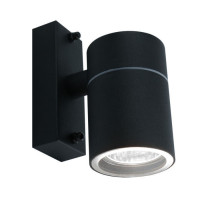 Arte Lamp MISTERO, Светильник уличный архитектурный, цвет арматуры - черный, цвет плафона/декора - ЧЕРНЫЙ, 1х35W GU10, A3302AL-1BK