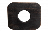 Bironi Рамка 1 постовая (Угольно-черный) С.М. BF5, BF5-610-119