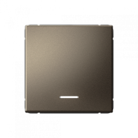 GAL000613S - ARTGALLERY 1-клавишный ВЫКЛЮЧАТЕЛЬ с подсветкой, 10АХ, механизм, быстрозажим. клем., МОККО, Systeme Electric