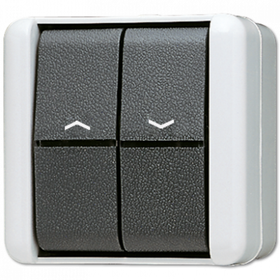 Выключатель  для управления жалюзи IP44, 839VW