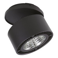 Lightstar 214807 Светильник  FORTE INCA LED 15W 1400LM 30G ЧЕРНЫЙ 4000K (в комплекте)
