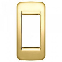 Vimar Накладка на 1 модуль RONDO для панелей металл блестящее золото, 16783.32