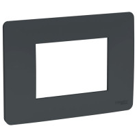 NU210354 - UNICA MODULAR РАМКА 3-модульная, АНТРАЦИТ