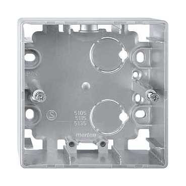 MTN513560 - Artec Коробка 1-ная для накладного монтажа, алюм., Schneider Electric