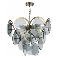 ST LUCE SL1161.373.09 Люстра подвесная ST-Luce Бронза/Дымчатый E14 9*60W