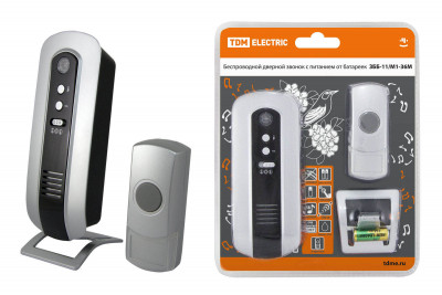 Звонок ЗББ-11/М1-36М (беспр., бат., мн.код.) TDM Electric, SQ1901-0004