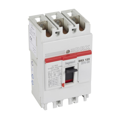 Legrand Drx125 фиксированный 60a 3п 10кА, 027006
