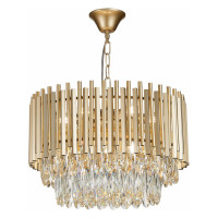 ST LUCE SL1625.203.09 Люстра подвесная ST-Luce шампань/шампань, прозрачный E14 9*40W