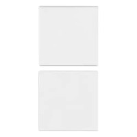 Vimar Две половинные клавиши 1М для автоматизации, 1 мод., с антибактериальным покрытием, белая, 19751.AB.0.B