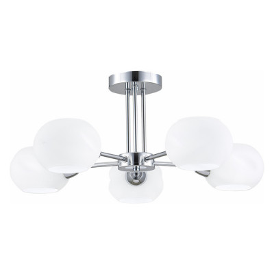 Evoluce SLE104302-05 Светильник потолочный Хром/Белый E14 5*40W