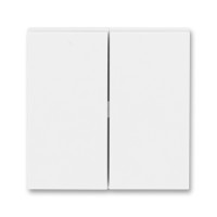 Клавиша двойная перекидная для выкл-ля/кнопки пластик белый глянцевая IP20 ABB LEVIT