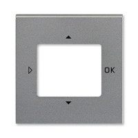 3299H-A40100 69 - Накладка ABB Levit для таймера с малой выдержкой времени и комнатного датчика CO? сталь - 2CHH704010A4069