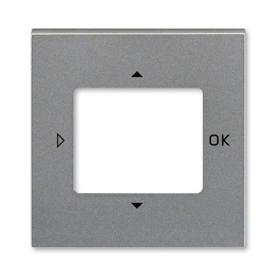 3299H-A40100 69 - Накладка ABB Levit для таймера с малой выдержкой времени и комнатного датчика CO? сталь - 2CHH704010A4069