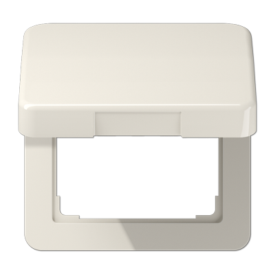 Подпружиненная откидная крышка, для монтажа устройств размером 50х50; термопласт; слоновая кость; CD500, CD590KL