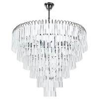 Arte Lamp ELIZA, Люстра, цвет арматуры - ХРОМ, цвет плафона/декора - , 10х60W E27, A1009SP-10CC