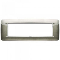 Vimar Накладка с закруглениями для 7 модулей титан металлик, 20687.C08