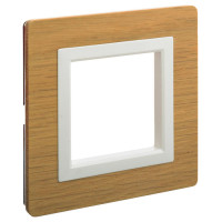 4400842 - ДКС Рамка из натурального дерева, "Avanti", беленый дуб, 1 пост